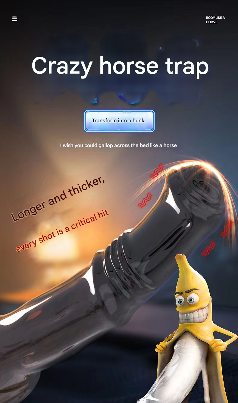 波妞妞疯马狼牙套白色 普通款