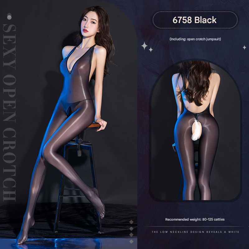 霏慕连体衣6758 油亮黑