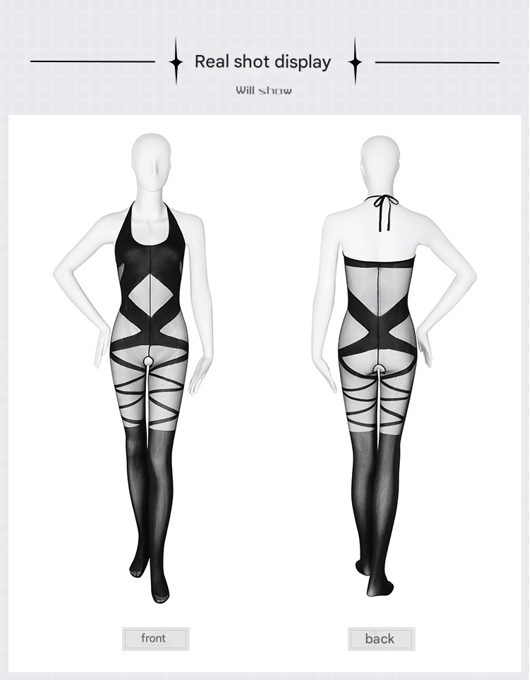 霏慕连身丝袜7579 黑