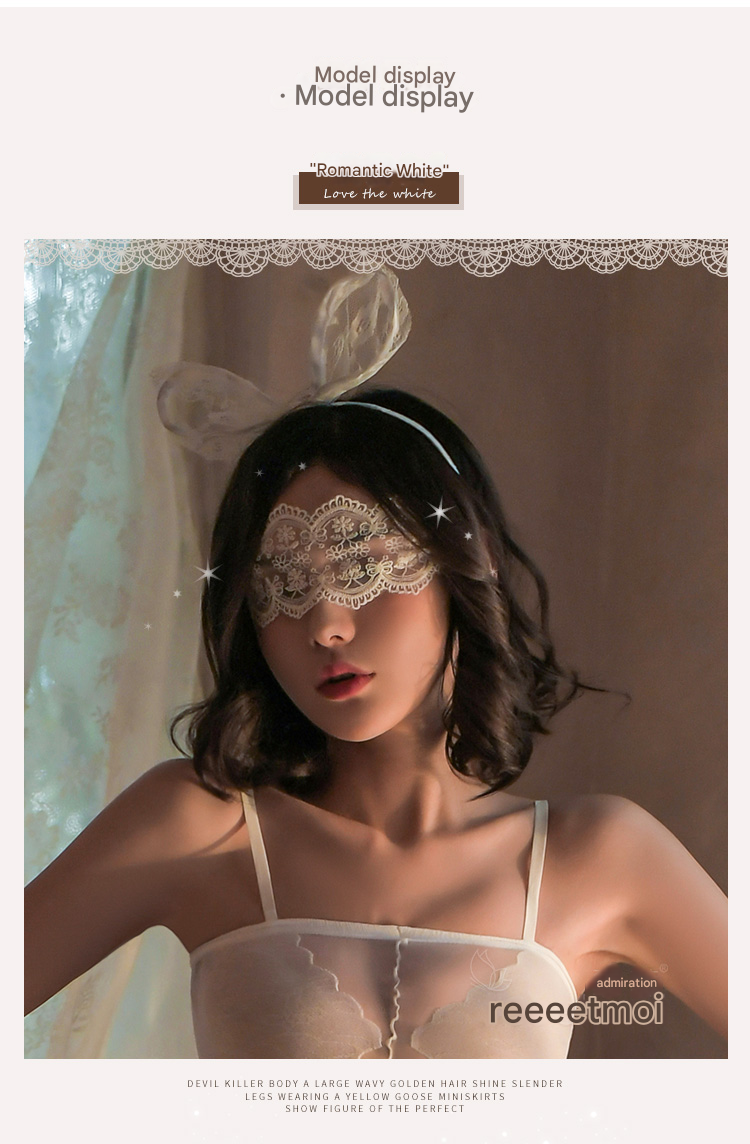 霏慕蕾丝眼罩7687黑