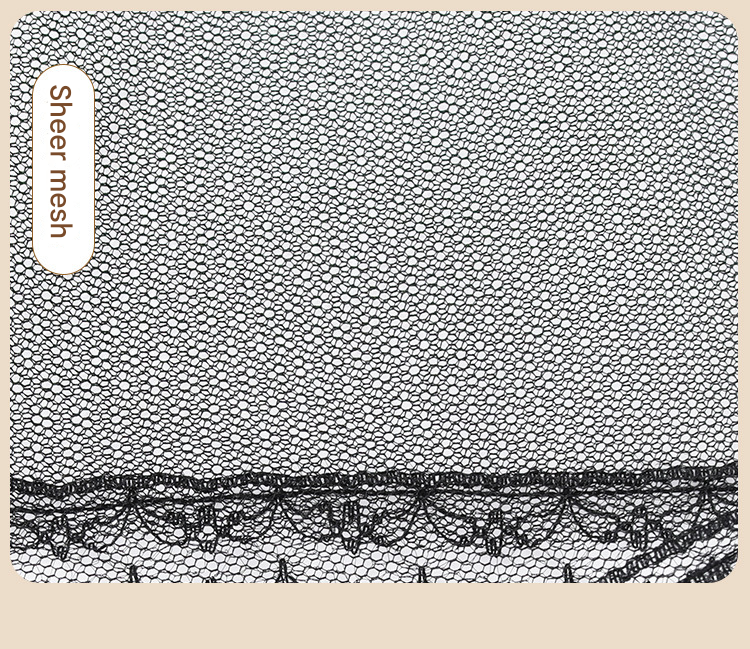 霏慕网纱透视吊带裙女7832