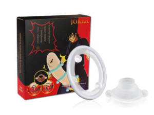 Joker Cock Ring with 2 Stimulating Beads - Penis Ring for Enhanced Mutual Pleasure