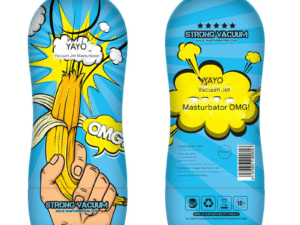 Yayo 'Vacuum Jet' Male Masturbator - Suction & Squeezing Stroker for Explosive Orgasms (Blue)