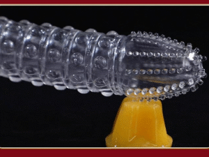 Moji 'War God' Heavily Spiked Penis Sleeve - Ultra-Textured Extender for Her Ultimate Pleasure